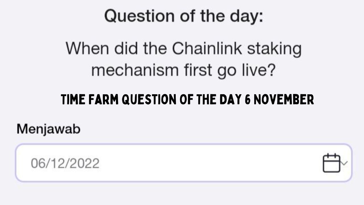 Time Farm Question Of The Day 6 November