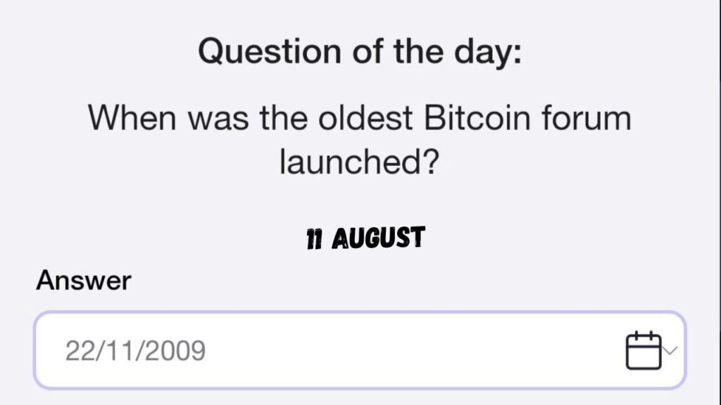 Time Farm Quiz Answer 11 August