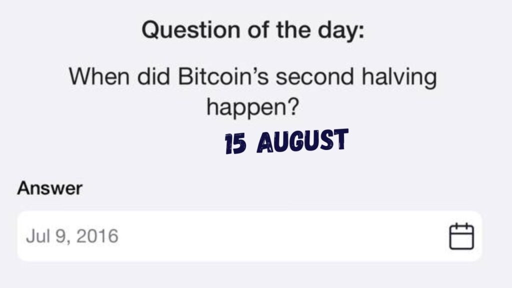 Time Farm Quiz Answer 15 August 