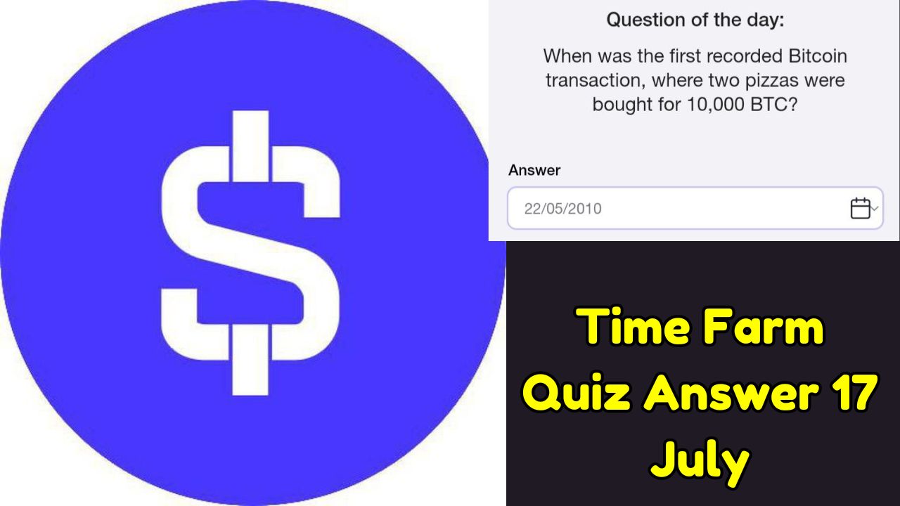 Time Farm Quiz Answer 17 July