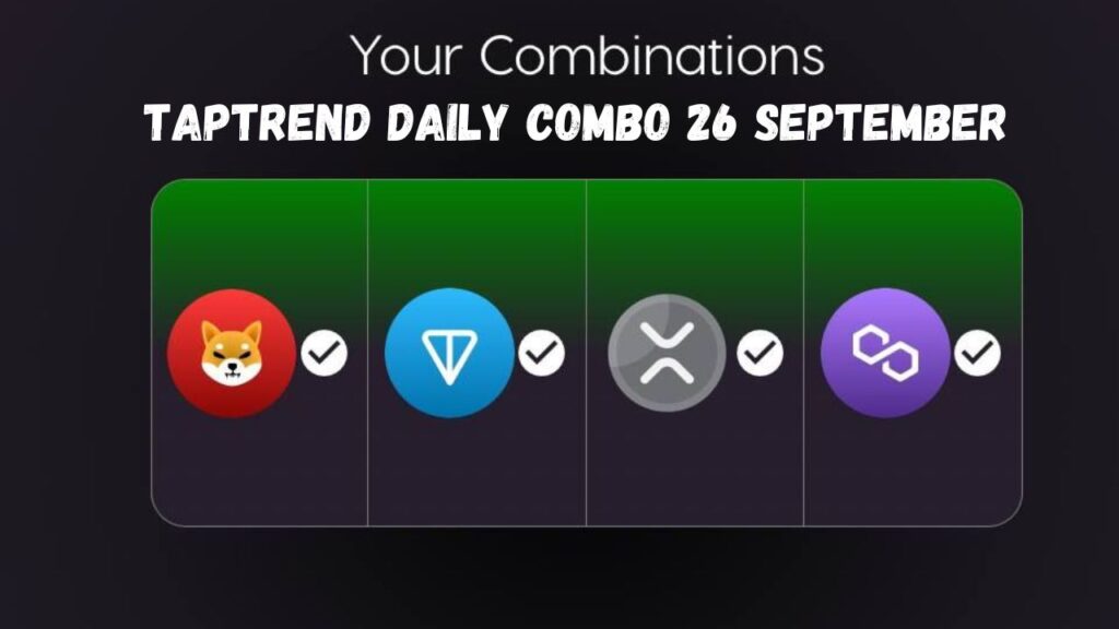 Taptrend Daily Combo 26 September