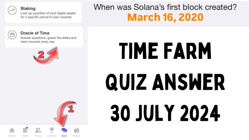 Time Farm Quiz Answer 30 July 2024