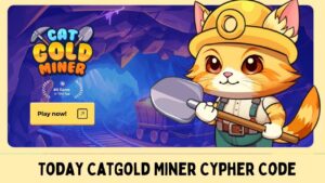 Today CatGold Miner Cypher Code