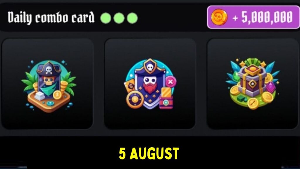 Today TONPirateKings Daily Combo 5 August