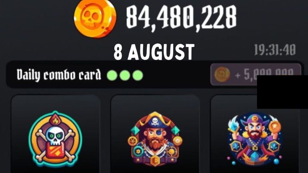 Today TONPirateKings Daily Combo 8 August