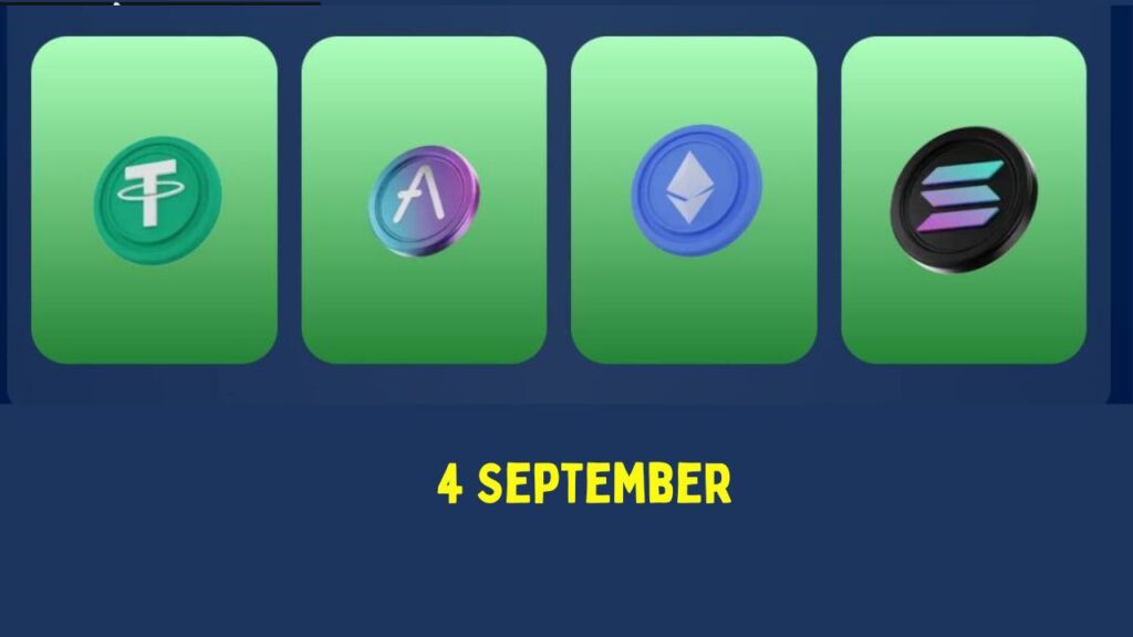 Today TapRaccoonCoin Combo 4 September