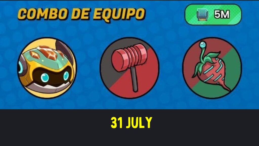 Todays Daily Valiants Taptap Combo Cards 31 July