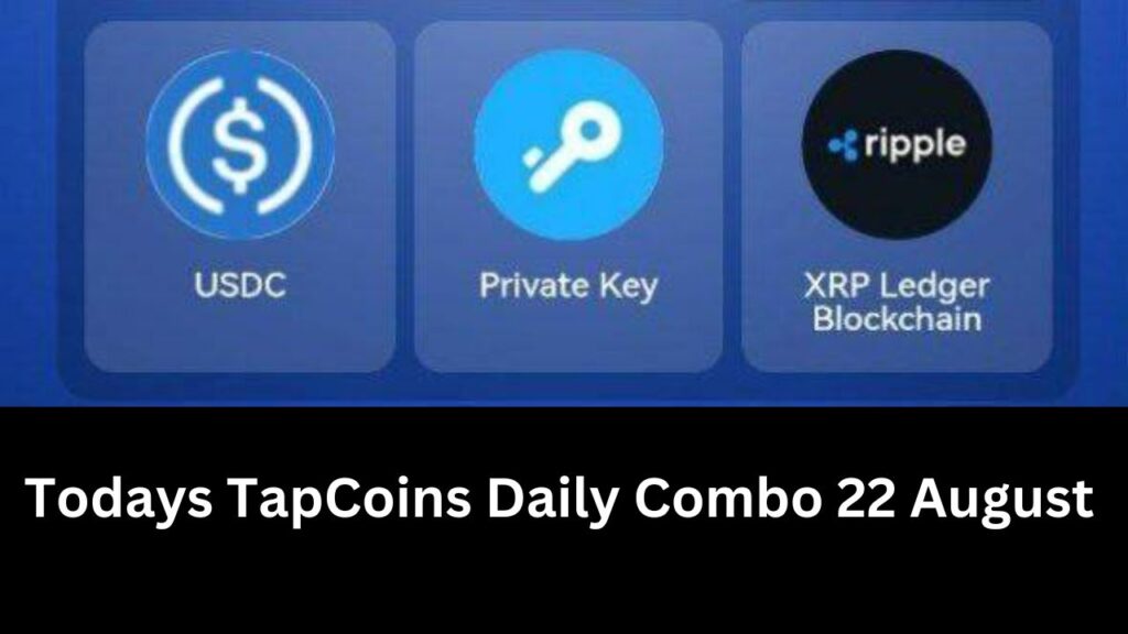 Todays TapCoins Daily Combo 22 August