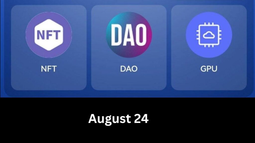 Todays TapCoins Daily Combo 24 August