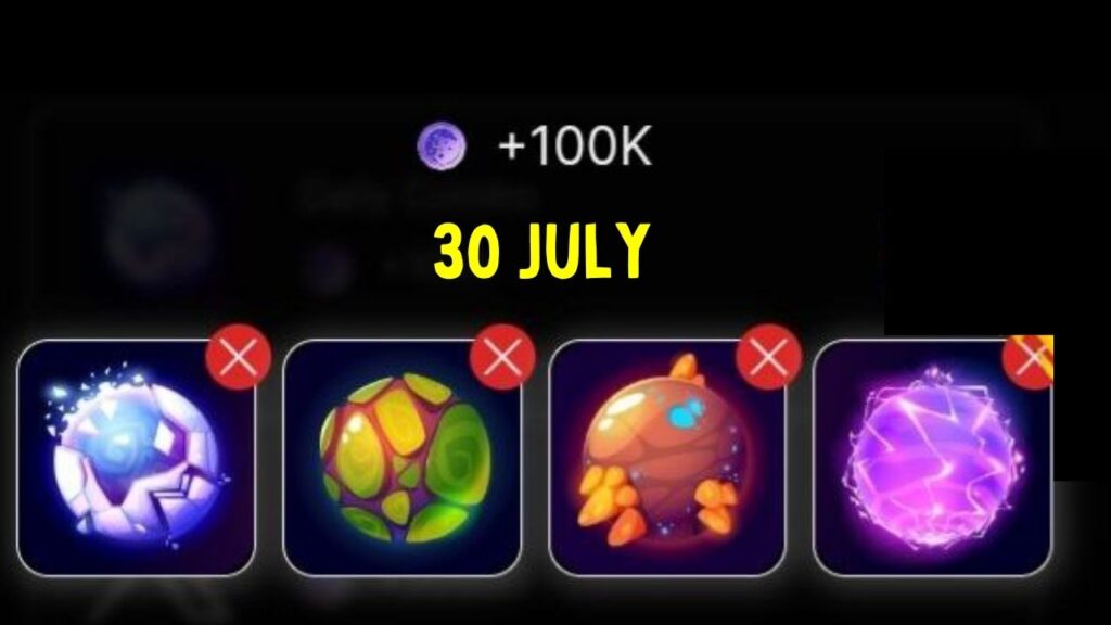 TapCrystal Daily Combo 30 July