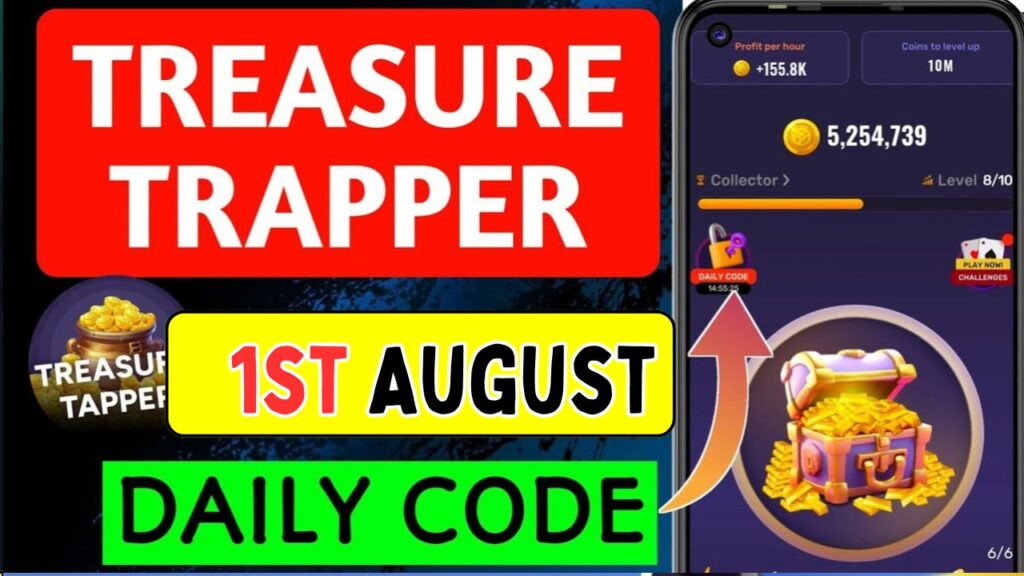 Treasure tapper Morse Code 1st August