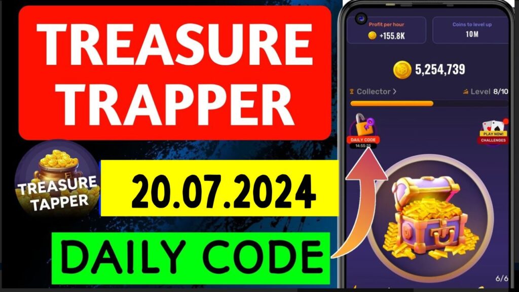 Treasure tapper Morse Code 20 July