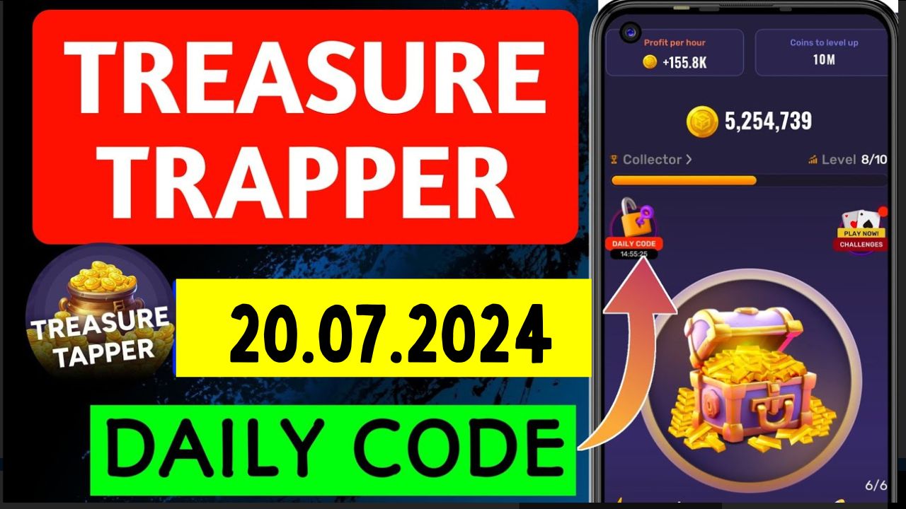 Treasure tapper Morse Code 20 July