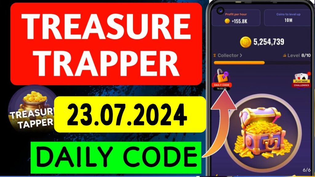 Treasure tapper Morse Code 23 July 