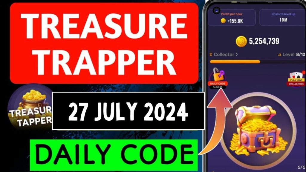 Treasure tapper Morse Code 27 July