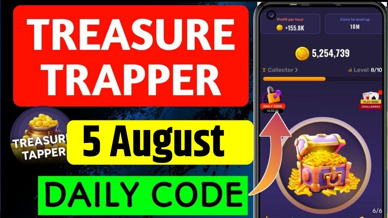 Treasure tapper Morse Code 5 August