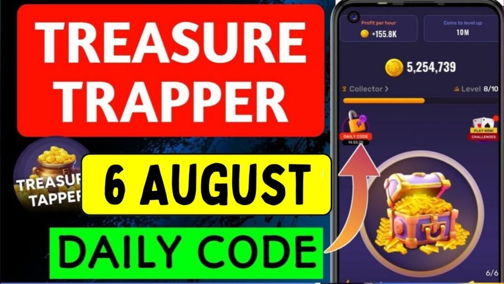 Treasure tapper Morse Code 6 August