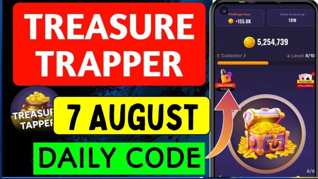 Treasure tapper Morse Code 7 August