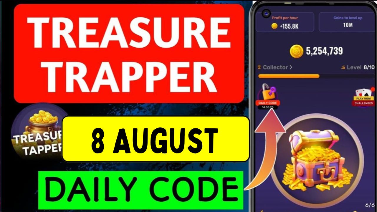 Treasure tapper Morse Code 8 August