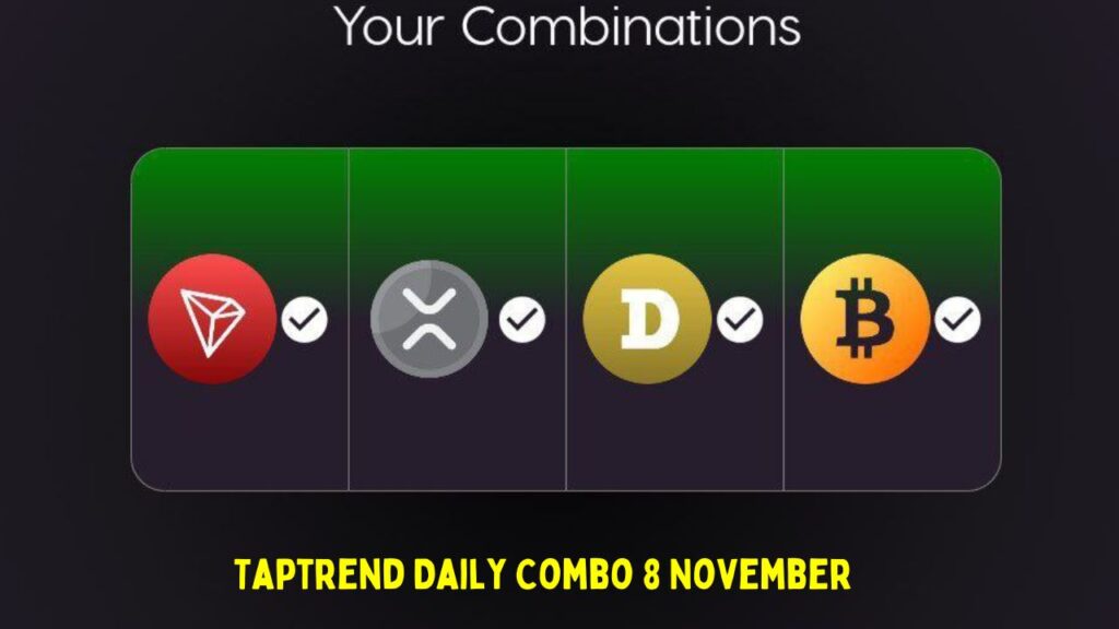 Taptrend Daily Combo 8 November
