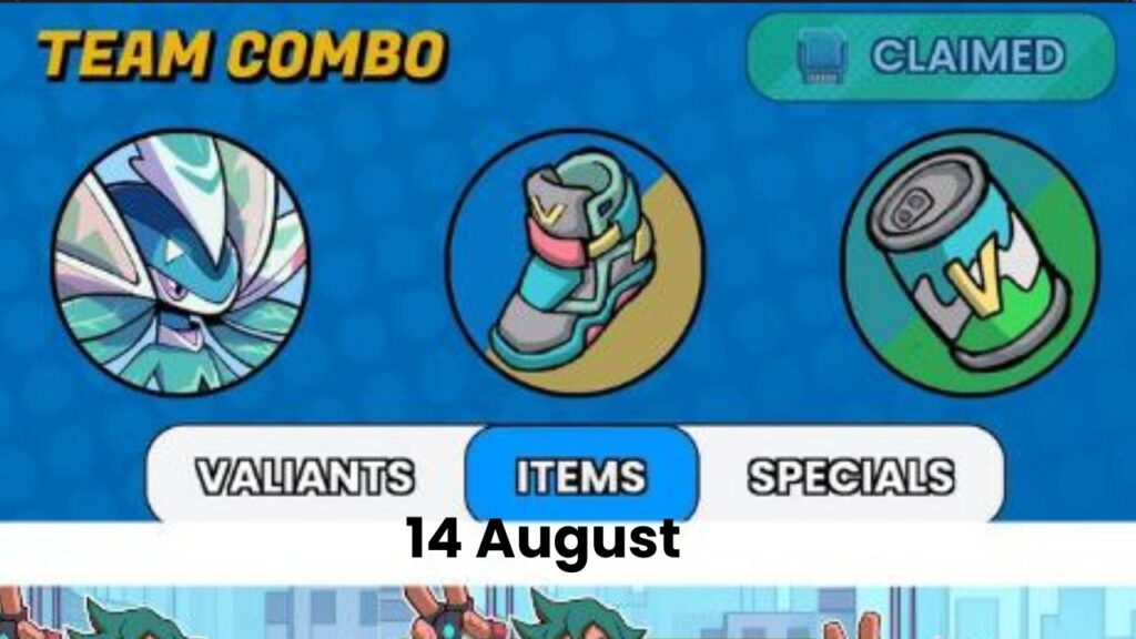 Valiants Taptap Combo Cards 14 August