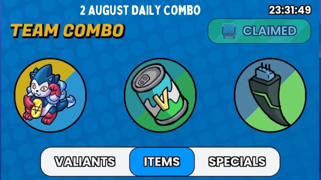 Valiants Taptap Combo Cards 2 August