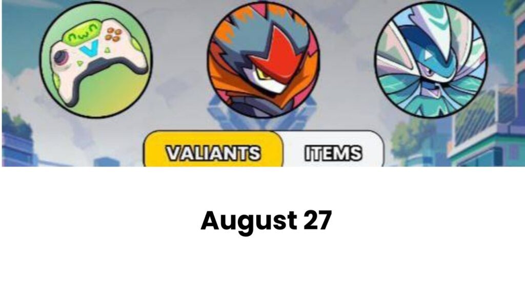 Valiants Taptap Combo Cards 27 August