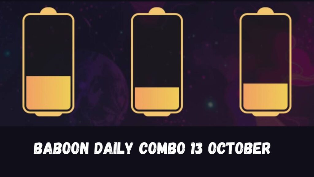 Baboon Daily Combo 13 October