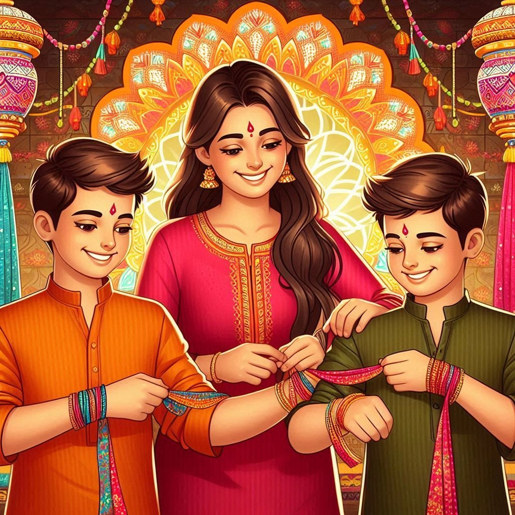 Viral Raksha Bandhan AI image