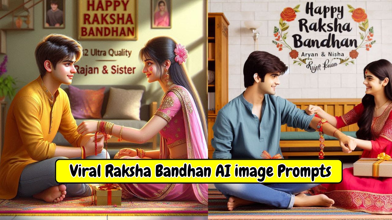 Viral Raksha Bandhan AI image Prompts