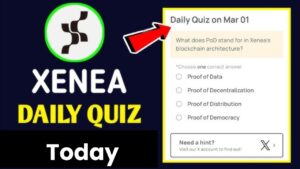 Xenea Wallet Quiz Answer