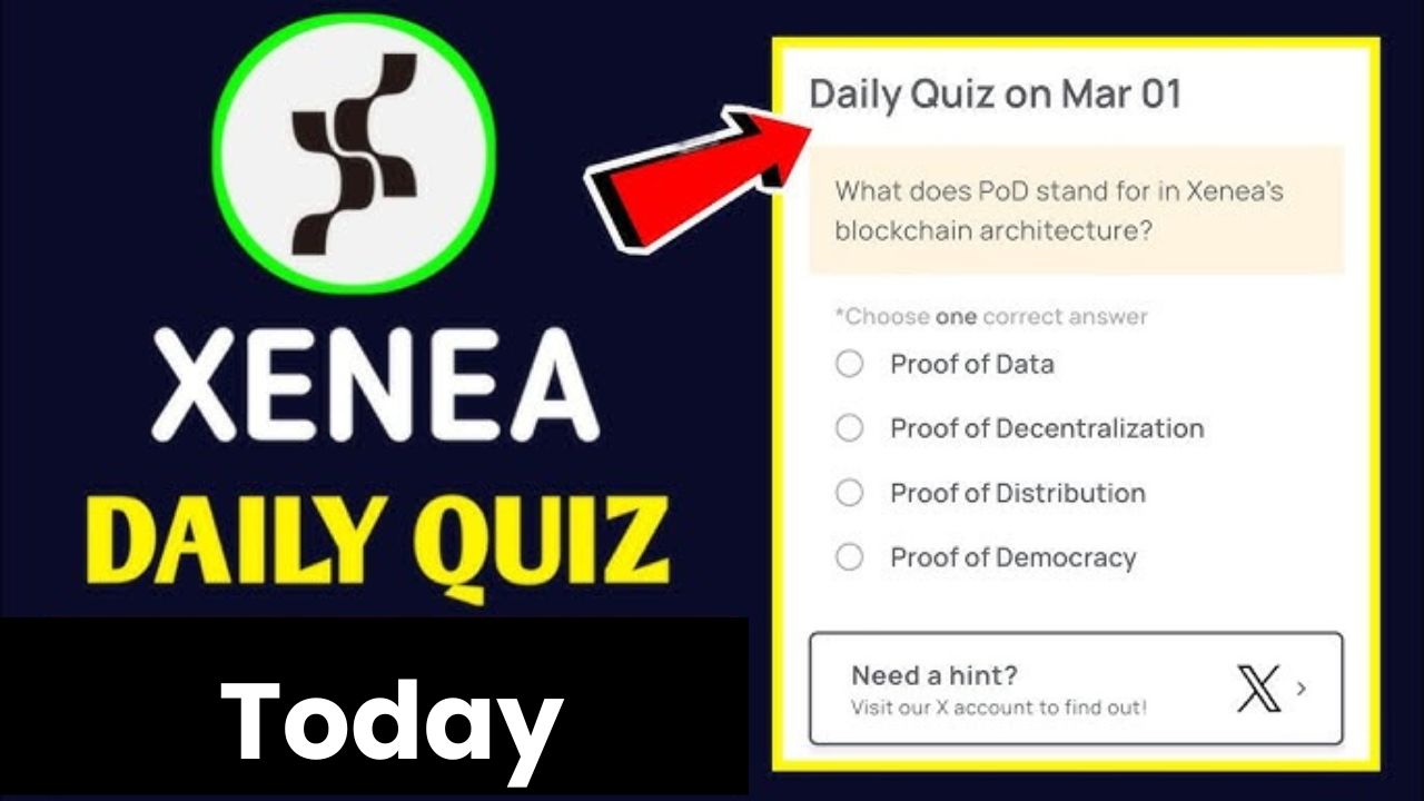 Xenea Wallet Quiz Answer