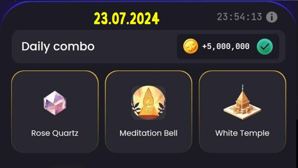 Zen Coin 23 July Daily Combo 