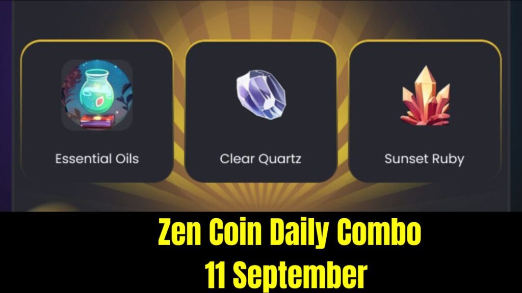 Zen Coin Daily Combo 11 September 