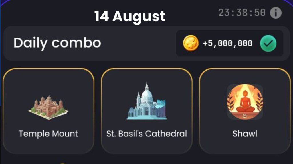 Zen Coin Daily Combo 14 August 