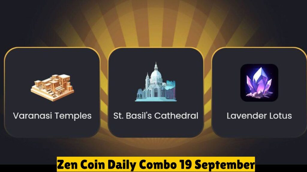 Zen Coin Daily Combo 19 September