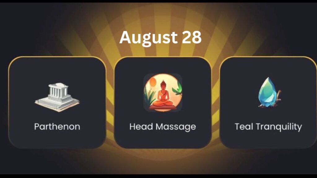 Zen Coin Daily Combo 28 August