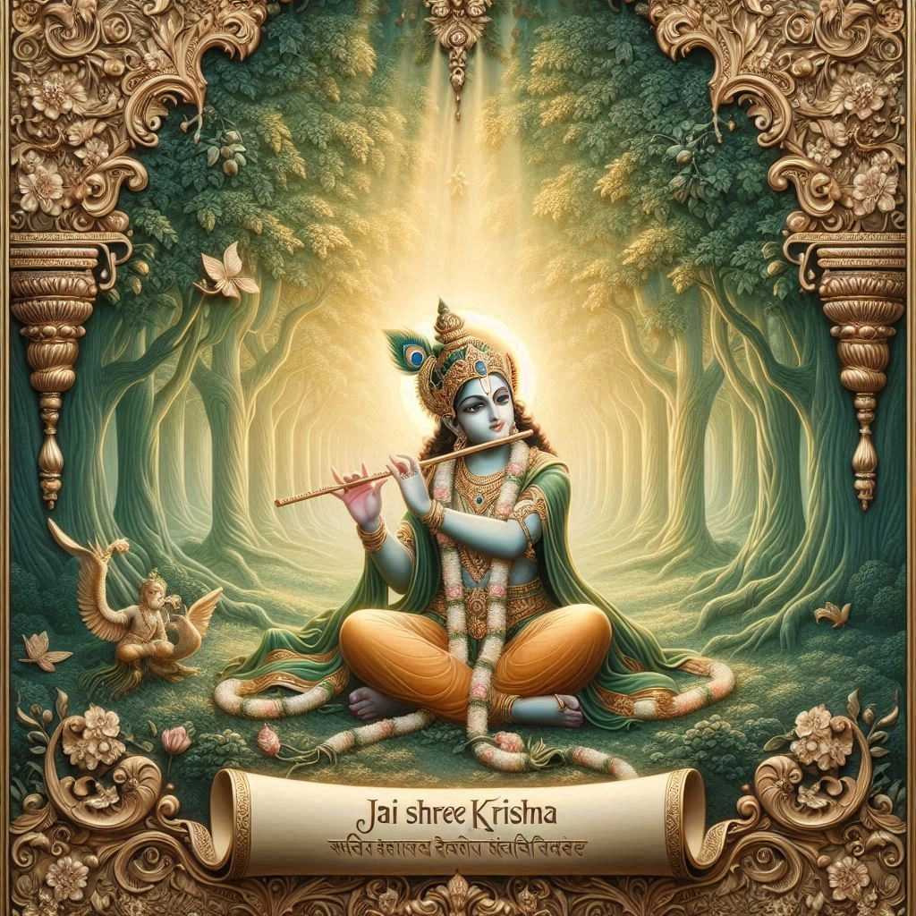 krishna ai generated hindu god